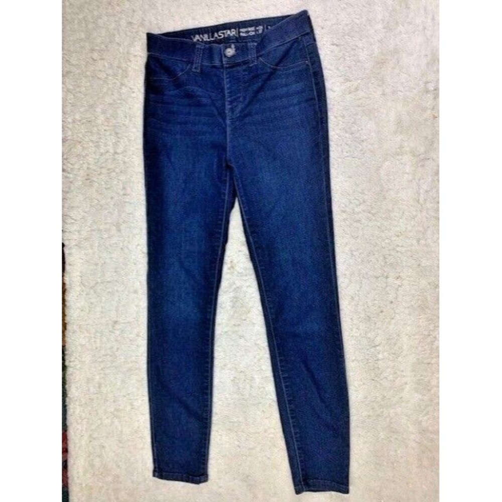 Vanilla Star Size 26 3 Womens Jeggings Dark Wash High Rise Pull On Stretch